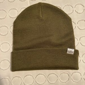 Lou Lou and company Moss green beanie child/adult size